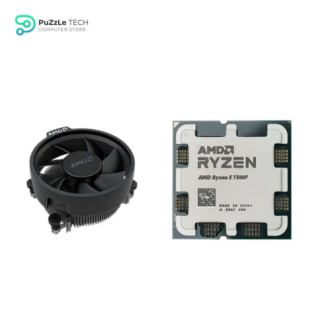 AMD Ryzen 5 7500F 3.7GHz 6-Core 12-Thread CPU Processor 5NM L3-32M Socket AM5 - MPK TRAY