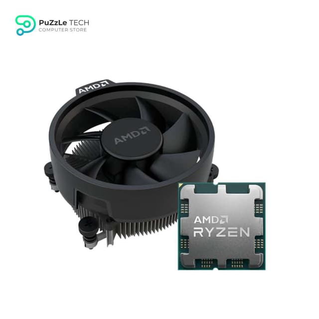 AMD Ryzen 5 7600 Processor AM5 Zen 4 6 Core 12 Thread 3.8GHz 5.1GHz Turbo 32MB Cache PCIe 5.0 65W - TRAY