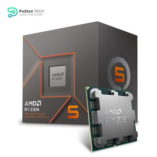 AMD Ryzen 5 8500G - Ryzen 5 8000-G Series Phoenix (Zen 4) 6-Core 3.5 GHz Socket AM5 65W AMD Radeon 740M Processor - BOX