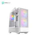 ANTEC NX416L White, High Airflow Mesh Front Panel, 2 x 160mm & 1 x 120mm ARGB Fans Included, Type-C, Tempered Glass Hinge Side Panel, Up to 11 Fans, 360mm Radiator Support, Mid-Tower ATX Gaming Case 3