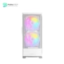 ANTEC NX416L White, High Airflow Mesh Front Panel, 2 x 160mm & 1 x 120mm ARGB Fans Included, Type-C, Tempered Glass Hinge Side Panel, Up to 11 Fans, 360mm Radiator Support, Mid-Tower ATX Gaming Case 7