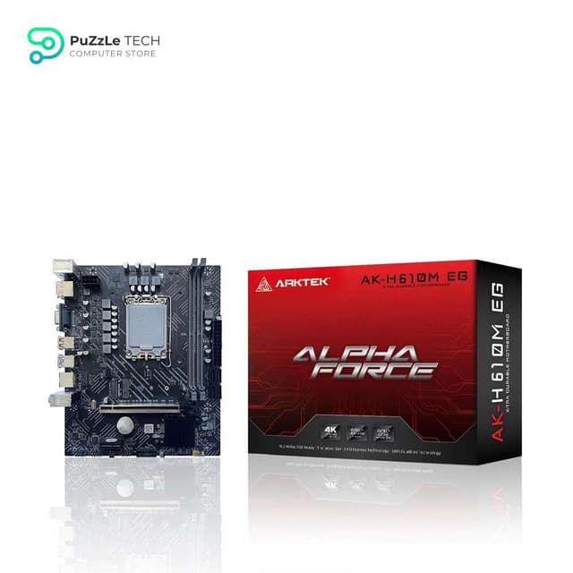 ARKTEK Motherboard INTEL AK H610M EG ALPHA FORCE