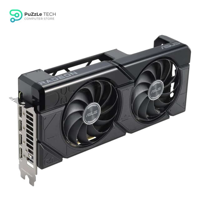 ASUS DUAL AMD Radeon RX 7700 XT OC Edition Scheda Grafica 12 GB GDDR6 - 192 Bit - PCIe 4.0 - HDMI - DisplayPort - Nero - DUAL-RX7700XT-O12G