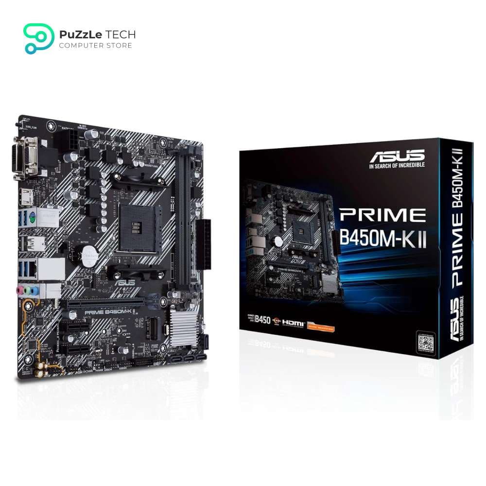 ASUS Prime B450M-KII AM4 Micro ATX Motherboard