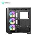 Antec C3 ARGB, 3 x 120mm & 1 x 120mm ARGB PWM Fans Included, Up to 8 Fans Simultaneously, Type-C, Seamless Tempered Glass Front & Side Panels, 360mm Radiator Support, Mid-Tower ATX PC Case 5