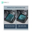 Antec C3 ARGB, 3 x 120mm & 1 x 120mm ARGB PWM Fans Included, Up to 8 Fans Simultaneously, Type-C, Seamless Tempered Glass Front & Side Panels, 360mm Radiator Support, Mid-Tower ATX PC Case 8