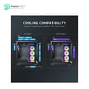 Antec C3 ARGB, 3 x 120mm & 1 x 120mm ARGB PWM Fans Included, Up to 8 Fans Simultaneously, Type-C, Seamless Tempered Glass Front & Side Panels, 360mm Radiator Support, Mid-Tower ATX PC Case 11