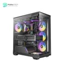 Antec C3 ARGB, 3 x 120mm & 1 x 120mm ARGB PWM Fans Included, Up to 8 Fans Simultaneously, Type-C, Seamless Tempered Glass Front & Side Panels, 360mm Radiator Support, Mid-Tower ATX PC Case 1