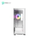 Antec C3 ARGB White, 3 x 120mm & 1 x 120mm ARGB PWM Fans Included, Up to 8 Fans Simultaneously, Type-C, Seamless Tempered Glass Front & Side Panels, 360mm Radiator Support, Mid-Tower ATX PC Case 3