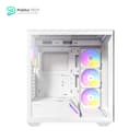 Antec C3 ARGB White, 3 x 120mm & 1 x 120mm ARGB PWM Fans Included, Up to 8 Fans Simultaneously, Type-C, Seamless Tempered Glass Front & Side Panels, 360mm Radiator Support, Mid-Tower ATX PC Case 4