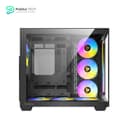 Antec C5 ARGB, 7 x 120mm ARGB PWM Fans Included, Up to 10 Fans Simultaneously, Type-C 3.2 Gen 2 Port, Seamless Tempered Glass Front & Side Panels, 360mm Radiator Support, Mid-Tower ATX PC Case 11