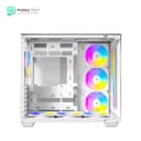 Antec C5 ARGB White, 7 x 120mm ARGB PWM Fans Included, Up to 10 Fans Simultaneously, Type-C 3.2 Gen 2 Port, Seamless Tempered Glass Front & Side Panels, 360mm Radiator Support, Mid-Tower ATX PC Case 13