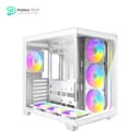Antec C5 ARGB White, 7 x 120mm ARGB PWM Fans Included, Up to 10 Fans Simultaneously, Type-C 3.2 Gen 2 Port, Seamless Tempered Glass Front & Side Panels, 360mm Radiator Support, Mid-Tower ATX PC Case 4