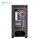 Antec C7 ARGB - RTX 40 GPU Support - 4 x 120mm ARGB PWM Fans Included - Vertical GPU Cooling - Type-C 10Gbps - Seamless Tempered Glass Front & Side Panels - 360mm Radiator Support - Mid-Tower E-ATX PC Case 7