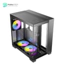 Antec C8 ARGB, 2X TQR 160mm & 1x TQ 140mm ARGB PWM Fans Included,Dual-Chamber Layout, Type-C, 360mm Radiator Support, Seamless TG Front & Side Panels, RTX 40 Compatible, Full-Tower E-ATX PC Case 5