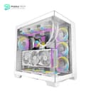 Antec C8 ARGB White, 2x TQR 160mm & 1x TQ 140mm ARGB PWM Fans Included,dual-chamber layout, Type-C, 360mm Radiator Support, Seamless TG Front & Side Panels, RTX 40 compatible, Full-Tower E-ATX PC Case 1