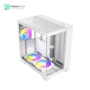 Antec C8 ARGB White, 2x TQR 160mm & 1x TQ 140mm ARGB PWM Fans Included,dual-chamber layout, Type-C, 360mm Radiator Support, Seamless TG Front & Side Panels, RTX 40 compatible, Full-Tower E-ATX PC Case 4