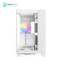 Antec C8 ARGB White, 2x TQR 160mm & 1x TQ 140mm ARGB PWM Fans Included,dual-chamber layout, Type-C, 360mm Radiator Support, Seamless TG Front & Side Panels, RTX 40 compatible, Full-Tower E-ATX PC Case 8