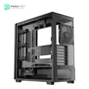 Antec Flux Wood - 5 x PWM Fans Included - High-Airflow Front Panel with Birch Wood - Type-C - 420mm Radiator & Back Connect Motherboard Support - Up to 9 Fans Simultaneously - Mid-Tower E-ATX PC Case 8