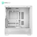 Antec Flux Wood White - 5 x PWM Fans Included - High-Airflow Front Panel with Birch Wood - Type-C - 420mm Radiator & Back Connect Motherboard Support - Up to 9 Fans Simultaneously - Mid-Tower E-ATX PC Case 11