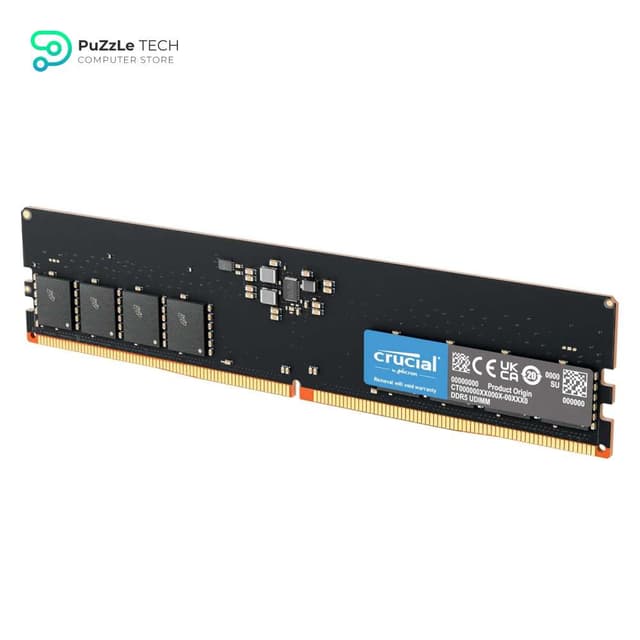 Crucial RAM 16GB (1 x 16GB) DDR5 4800MHz CL40 Desktop Memory