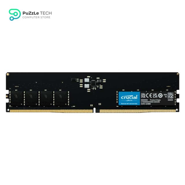 Crucial RAM 16GB (1 x 16GB) DDR5 4800MHz CL40 Desktop Memory