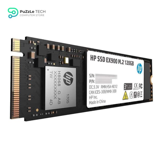 HP EX900 120GB M.2 2280 PCIe 3.0 x4 NVMe Internal Solid State Drive