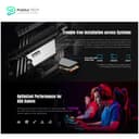 KLEVV CRAS C910 1TB M.2 NVMe PCIe Gen4x4 Internal SSD Heatsink Included up to 5000MB/s 5