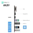 MSI PRO B760M-P Motherboard - Micro-ATX - Supports 12th and 13th Gen Intel Core Processors - LGA 1700 - DDR5 Memory Boost 6800+MHz/OC - PCIe 4.0 x16 Slot - M.2 Gen4 Slots 6