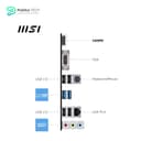 MSI PRO H610M-E Motherboard - Micro-ATX - Supports 14th/13th/12th Gen Intel Core Processors - LGA 1700 - DDR5 Memory Boost 5600MHz/MAX - PCIe 4.0 x16 Slot - M.2 Gen3 Slot 6