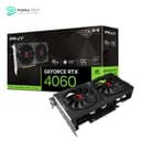 PNY GeForce RTX™ 4060 8GB XLR8 Gaming Verto™ Dual Fan OC Graphics Card DLSS 3 (128-bit - PCIe 4.0 - GDDR6 - HDMI/DisplayPort - Supports 4k - 2 Slot) 1
