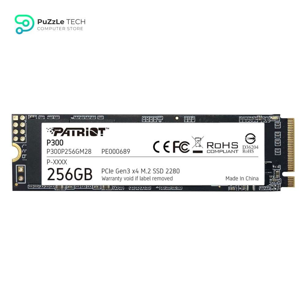 Patriot P300 M.2 2280 256GB PCIe Gen3 x4 NVMe 1.3 Internal Solid State Drive