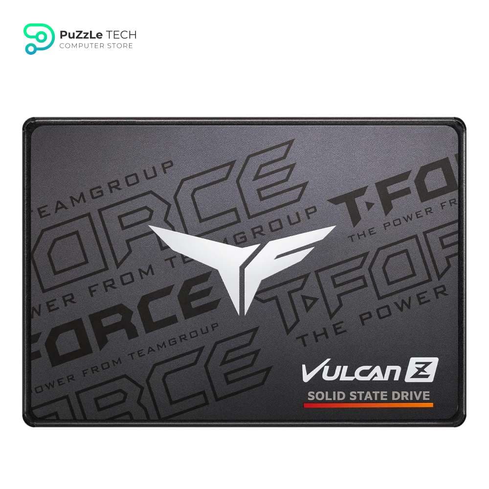 TEAMGROUP T-Force Vulcan Z 256GB SLC Cache 3D NAND TLC 2.5 Inch SATA III Internal Solid State Drive SSD