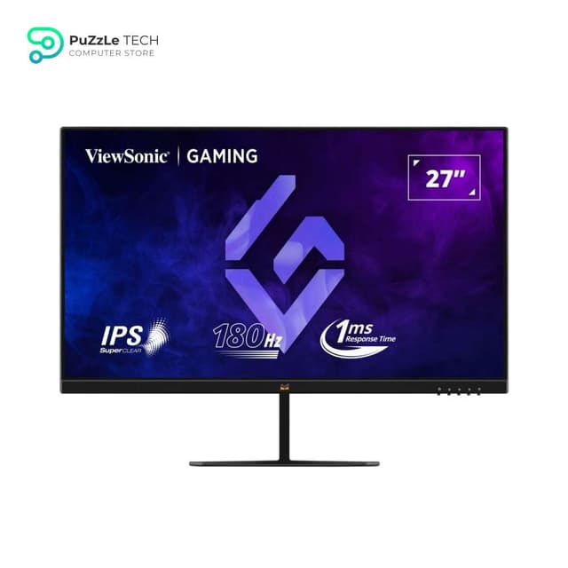 ViewSonic Gaming - VX2779-HD-PRO Full HD Monitor - Free Sync - Super Clear IPS Panel - 180 Hz - 1Ms - HDR10 - 2X HDMI - 1x DP Port - Wide View Angle - Eye Care