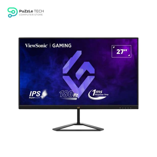 ViewSonic Gaming - VX2779-HD-PRO Full HD Monitor - Free Sync - Super Clear IPS Panel - 180 Hz - 1Ms - HDR10 - 2X HDMI - 1x DP Port - Wide View Angle - Eye Care